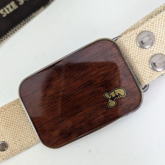 Globe Skate Belt w/ Chris Haslam & Rodney Mullen Signature Buckles – Size 34 - Picture 6 of 8